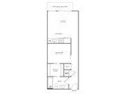 One Bedroom One Bath (591 SF)