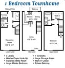 1BR/1.5BA