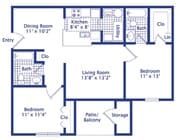 2BR/2BA