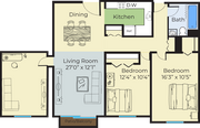 2 Bedroom With Den