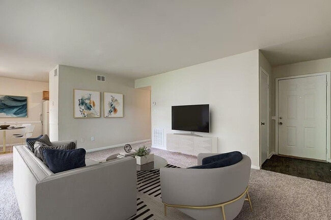 Sala de estar puesta en escena - Monarch Crossing