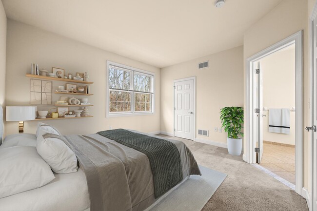 Spacious bedroom