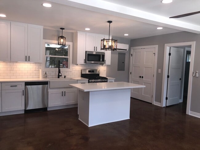 View of Kitchen from front door - 1742 W Main St Unit 1742.5
