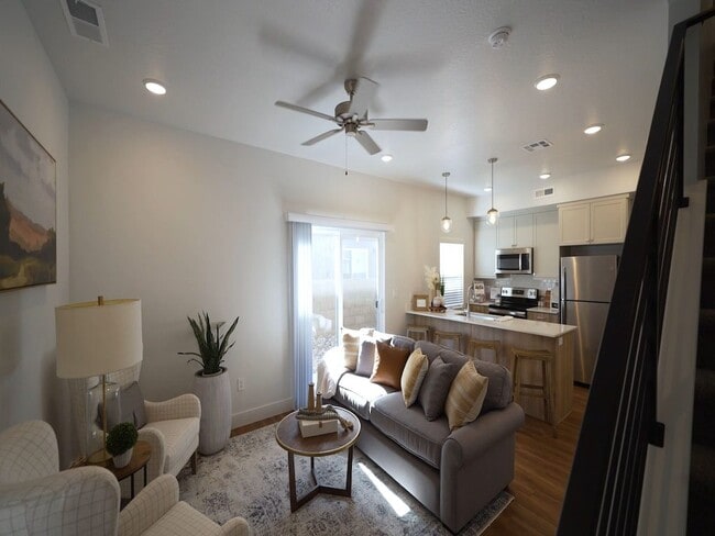 View of the Living Room and Kitchen - Desert Sage Townhomes