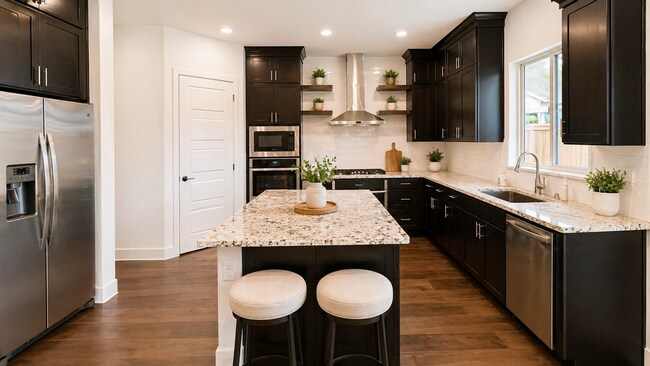 Photo - Stunning home with luxurious wood floor and beautiful spacious yard