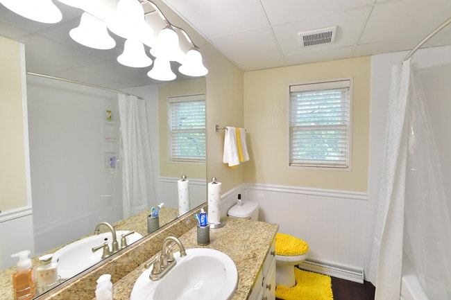 Newly remodeled bathrooms