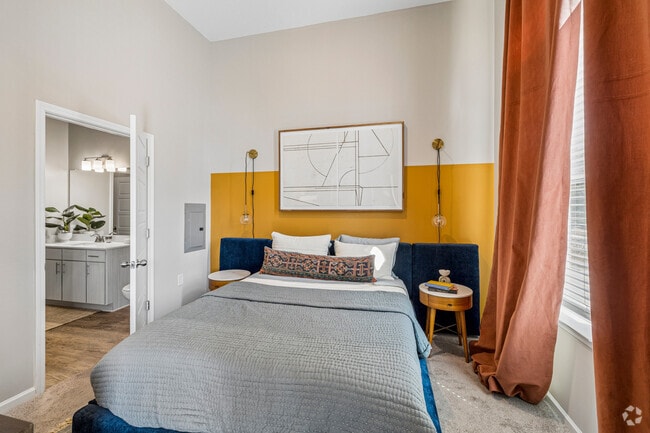 A6 1BR, 1BA - 674SF - Bedroom