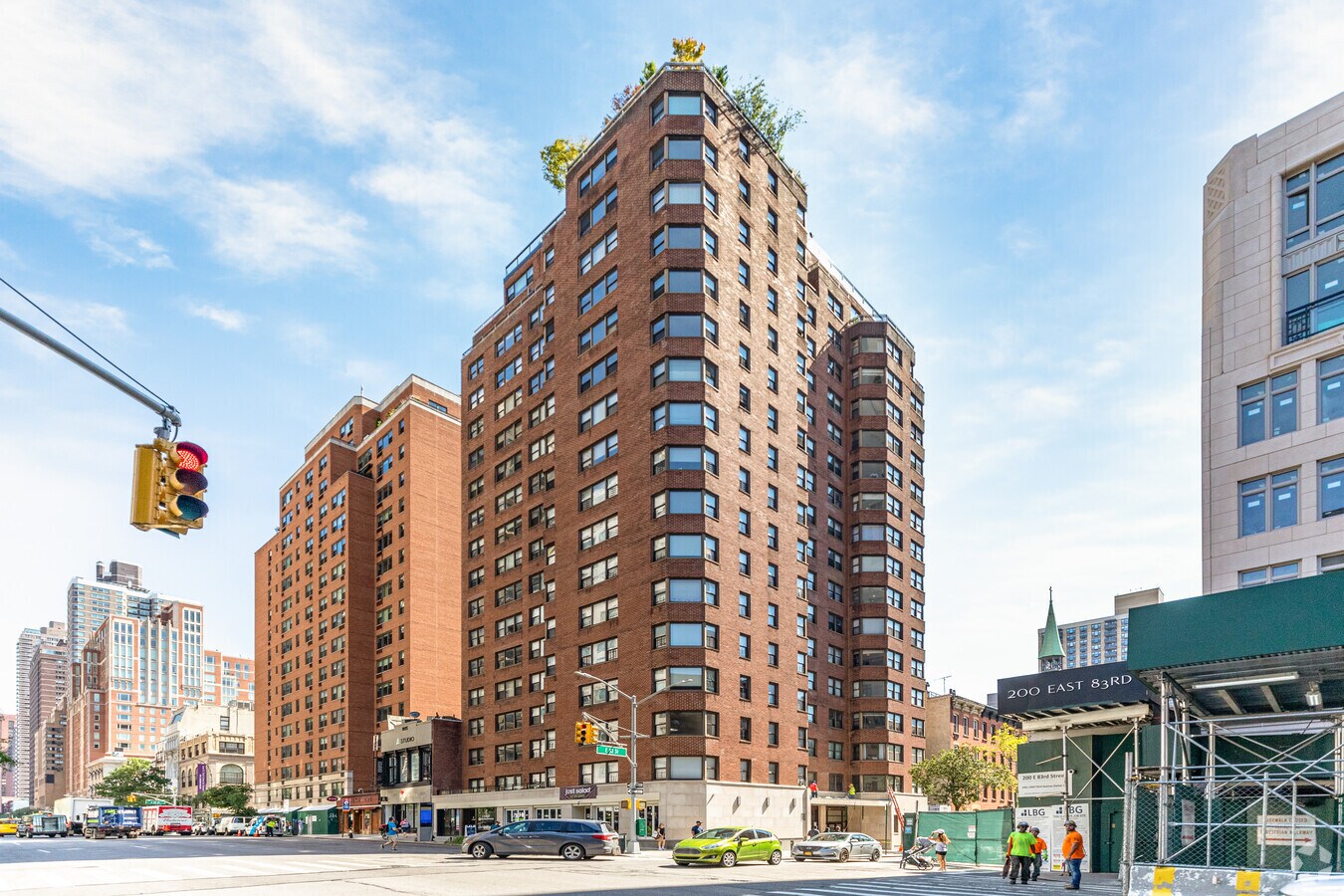 View from Street - Saxon Towers