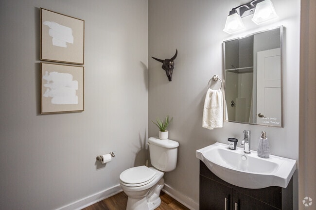 1BR, 1BA - 700SF - Bathroom