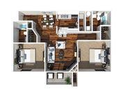 2 Bedroom 2 Bathroom