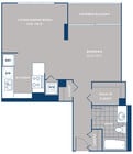 Studio / 07 floor plan One Superior Place
