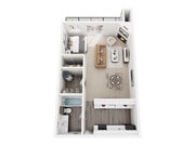 Studio floor plan Linden Highlands