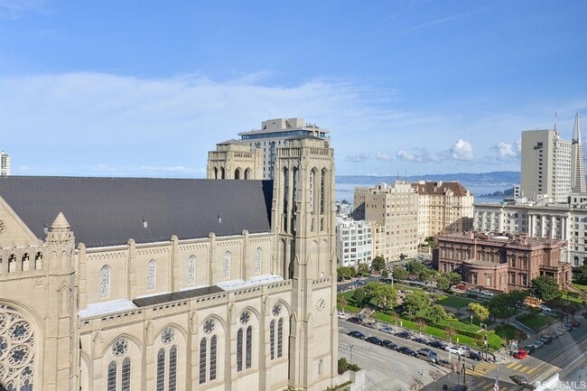 view from the window of the unit - 1177 California St Unit a
