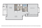 1 Bed 1 Bath (A)