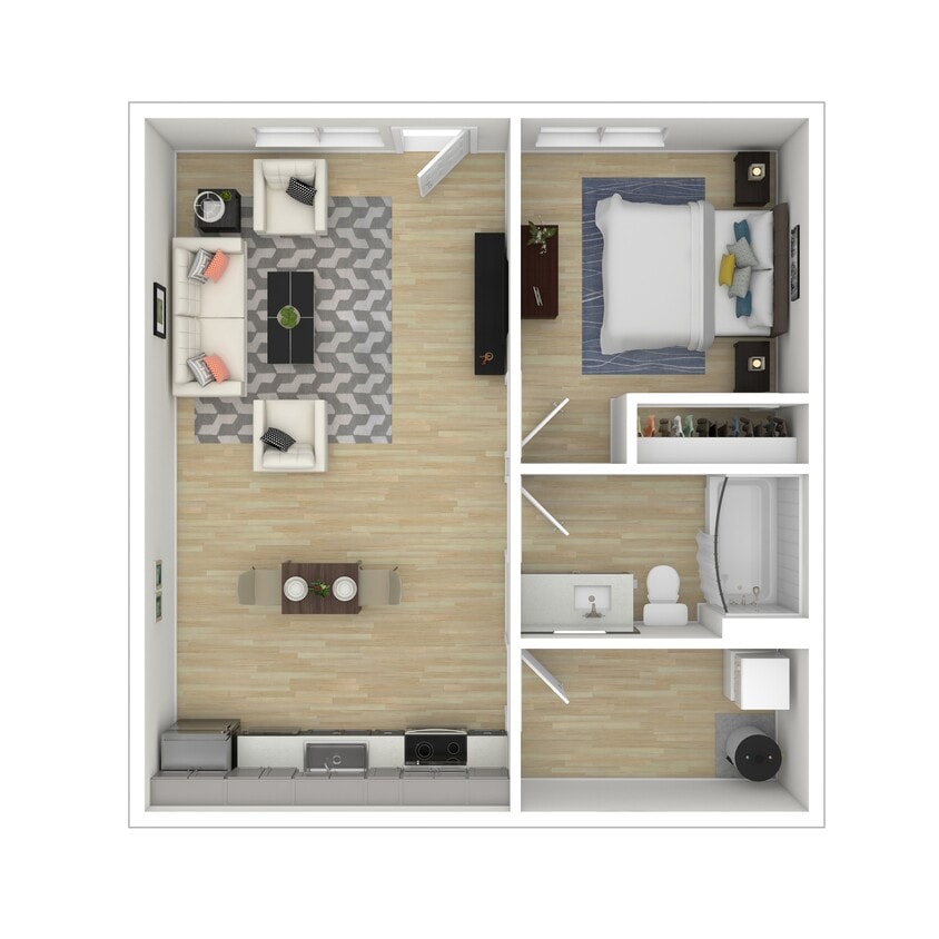 1 Bedroom - Type B - 1 Bedroom