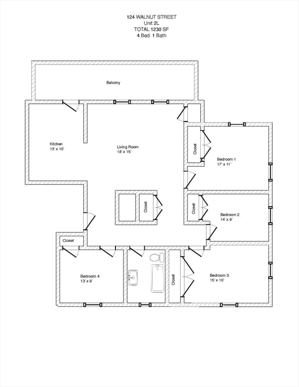 Photo - 124 Walnut St Unit 2L