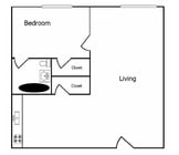 1BR/1BA