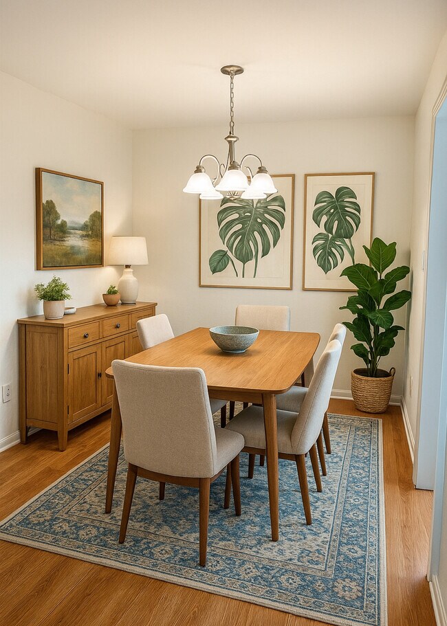 staged dining room - 2118 Acklen Ave