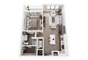 A-3 floor plan The Hudson
