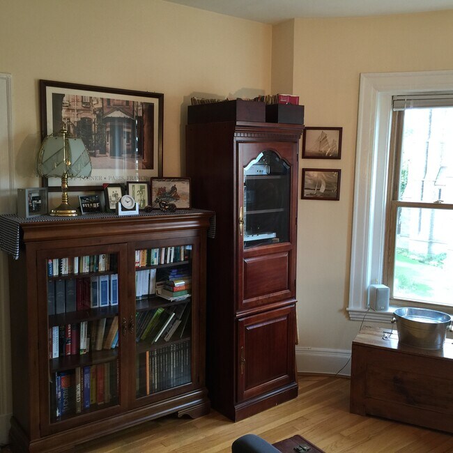 Bookcase Next To Audio System - 1091 Boylston St Unidad 34 Rental