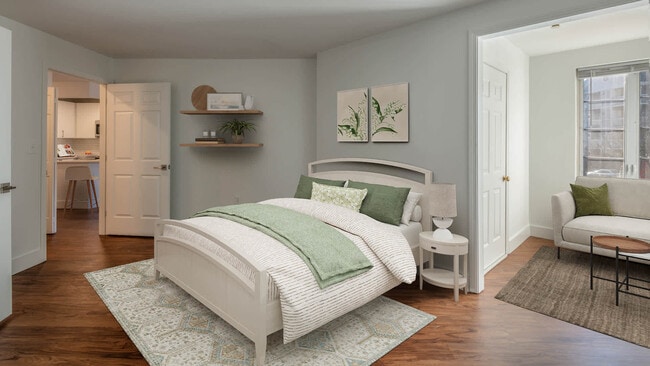 Bedroom with Hard Surface Flooring