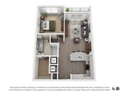 1GR floor plan The Mint 425