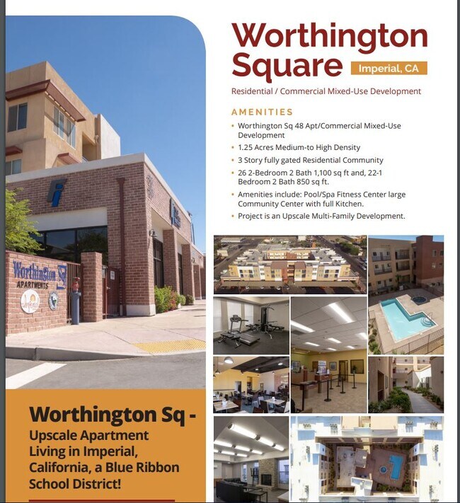 Worthington Square Apartments For Rent in Imperial, CA