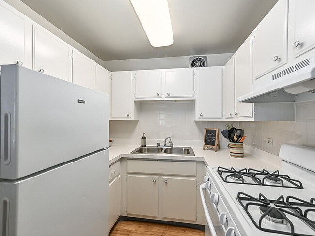 Gas Range and Refrigerator