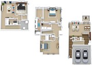 C3 3 Bedroom 2.5 Bath w/ 2 Car Garage