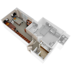 2BR/1BA - Frances