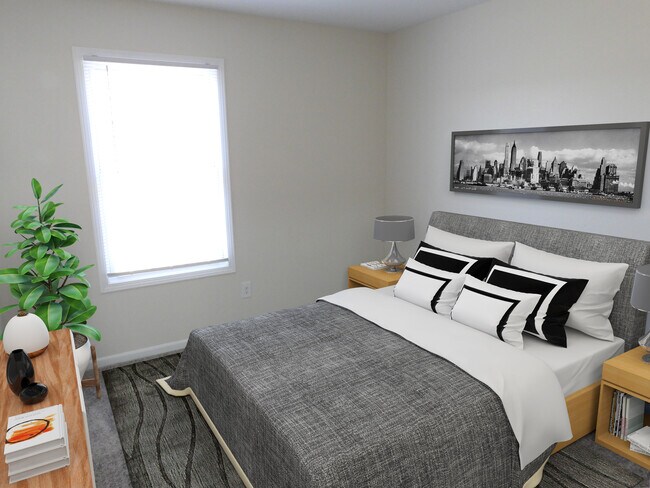 Two Bed, One Bath, Style 1