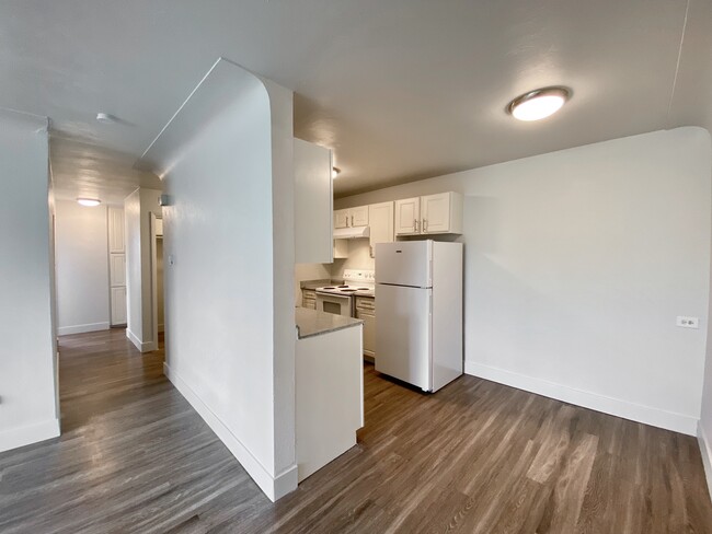 Kitchen/ Hallway / Livingroom - 2001 Fulton St Apartments