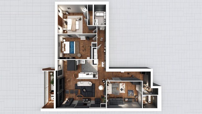 2 chambres - Carolyn Court