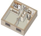 1BR/1BA