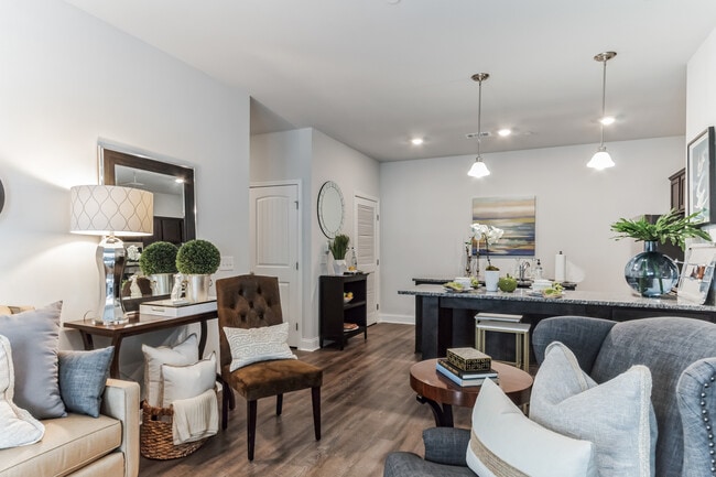 Living Area and Kitchen