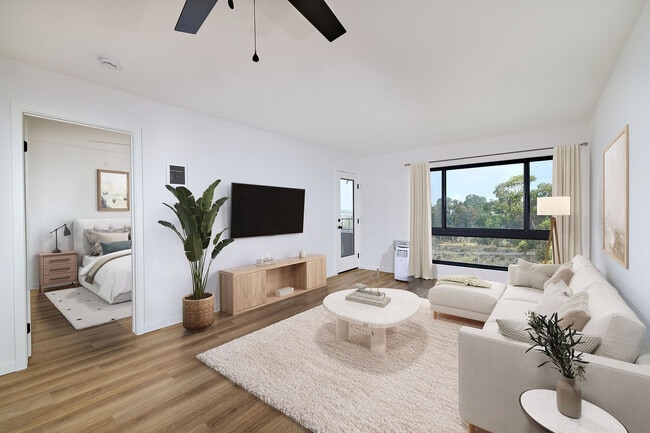 Living Room - 1BD - Melrose Canyon