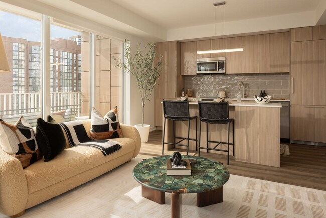 Two Bedroom - Living Room & Kitchen