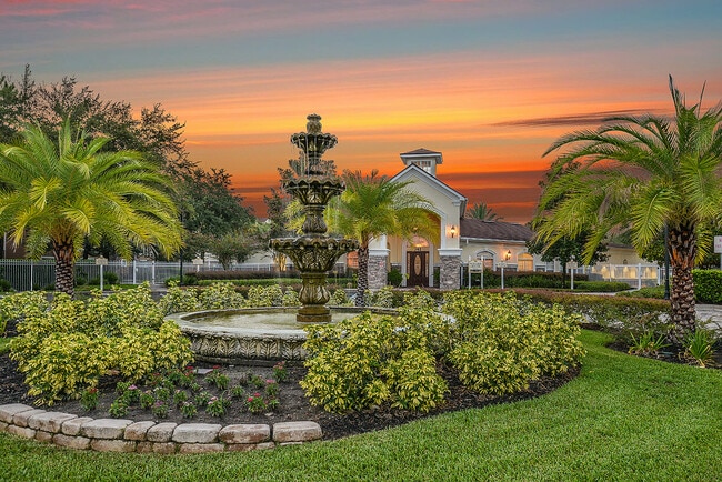 Beautifully manicured grounds