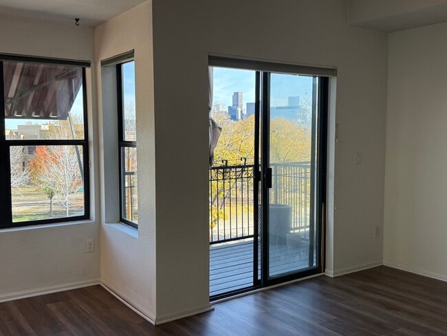 Great view of downtown from living room windows - 3069 Tejon St Unit C