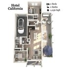 Hotel California Floorplan