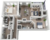 B3 floor plan Maddox South End