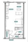Studio Open Floor Plan