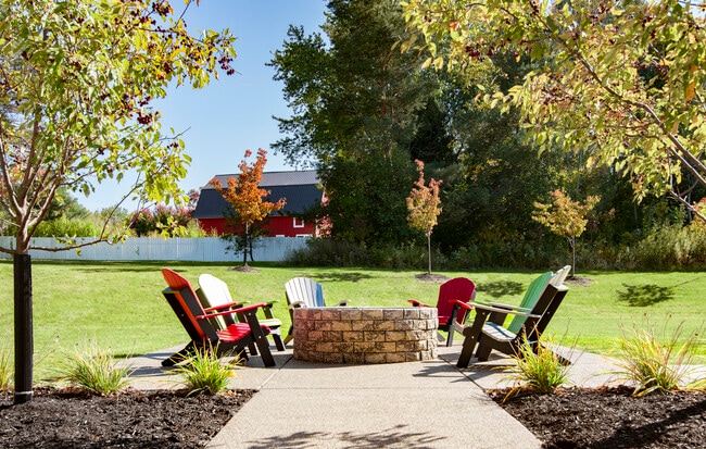 Orchard Grove Clubhouse Gas Firepit