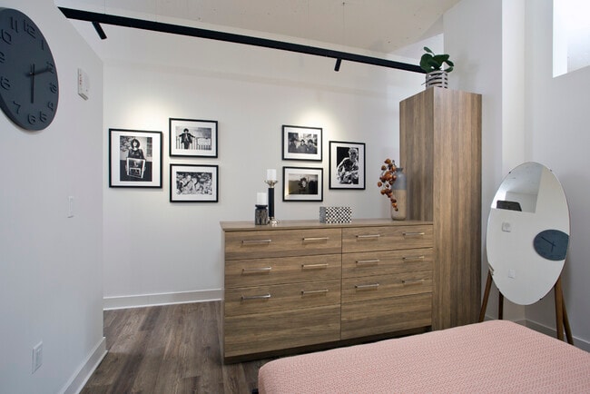Included Built-in Dresser in Model 305