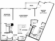 2 bedroom 2 bath with garage