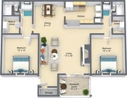 Pinnacle 1121 Sq. Ft.