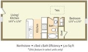 1BR/1BA