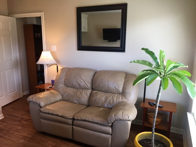 Double Leather Recliner - 1414 April Villa W Unit D