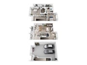 TH-1 floor plan HAUS Memorial Park