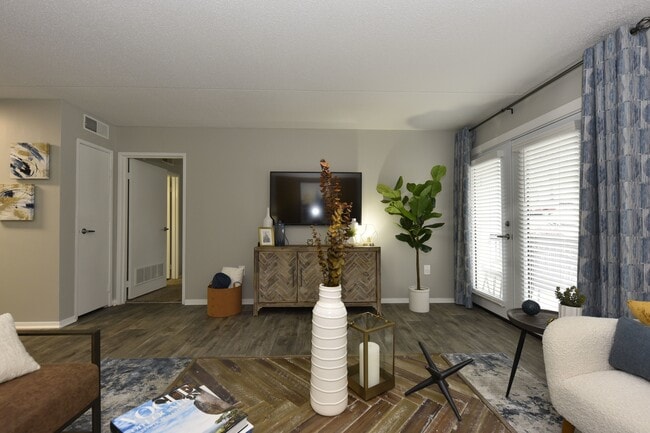 Spacious Living Room + Oversized Windows